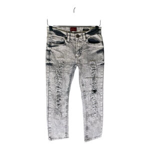 Truth Girls Jeans Size 8‎ Gray Juniors Straight Cut Stone Washed Cute Substance